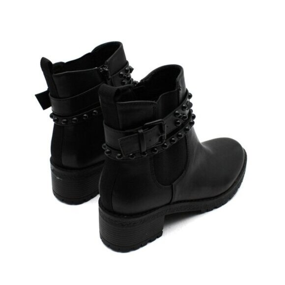 GC Shoes Black Ankle Boots - Picture 7 of 8